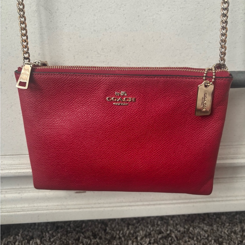 Coach Cherry Red Crossbody Bag